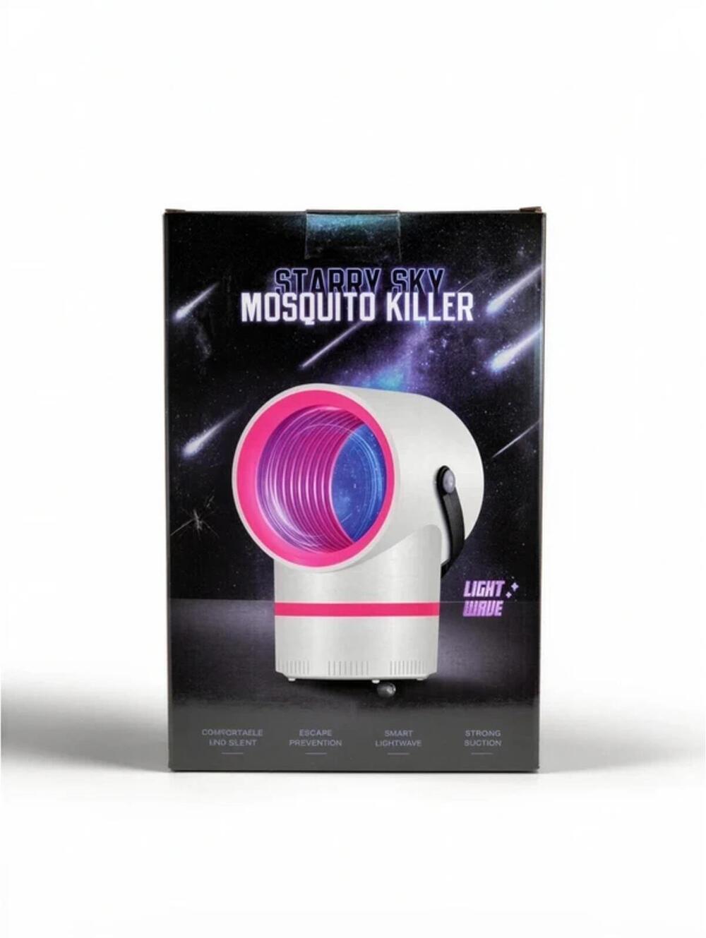 Starry Sky Mosquito /Bugs Killer with Light Wave Tech- Black